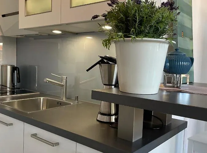 公寓 Kapitaenshaus Mit Hafenblick 特希尔